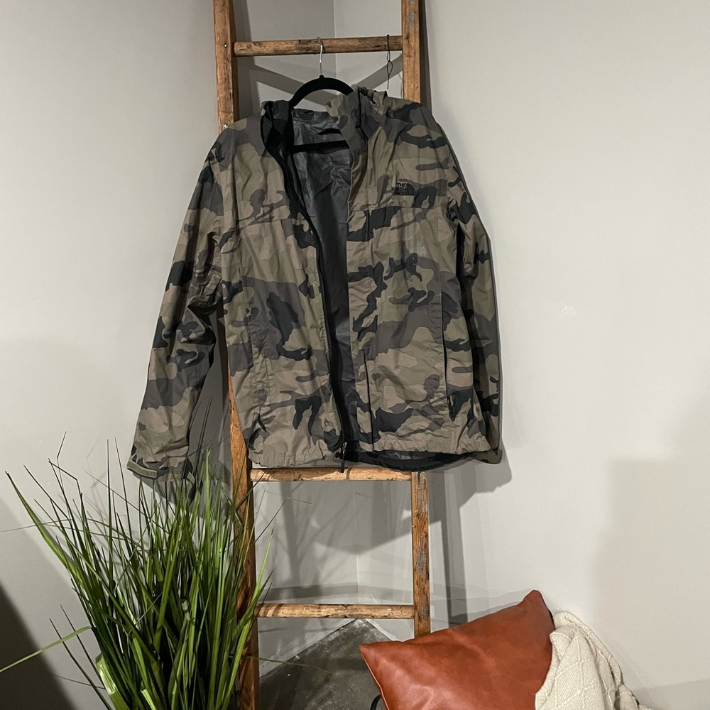 The North Face Camo Rain Jacket